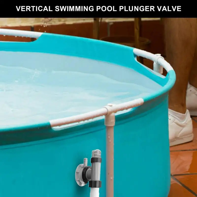 Pool Plunger Valves Shut Off Valves Pool Parts Accessory Attachment Easy Connection Pool Pump Hose Practical Use Above Ground