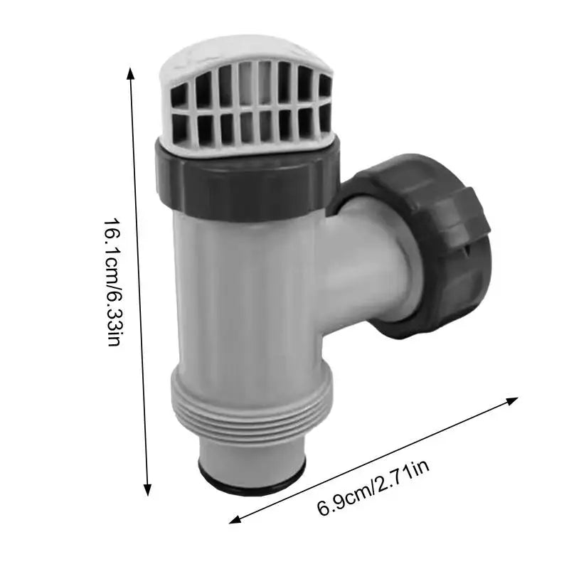 Pool Plunger Valves Shut Off Valves Pool Parts Accessory Attachment Easy Connection Pool Pump Hose Practical Use Above Ground