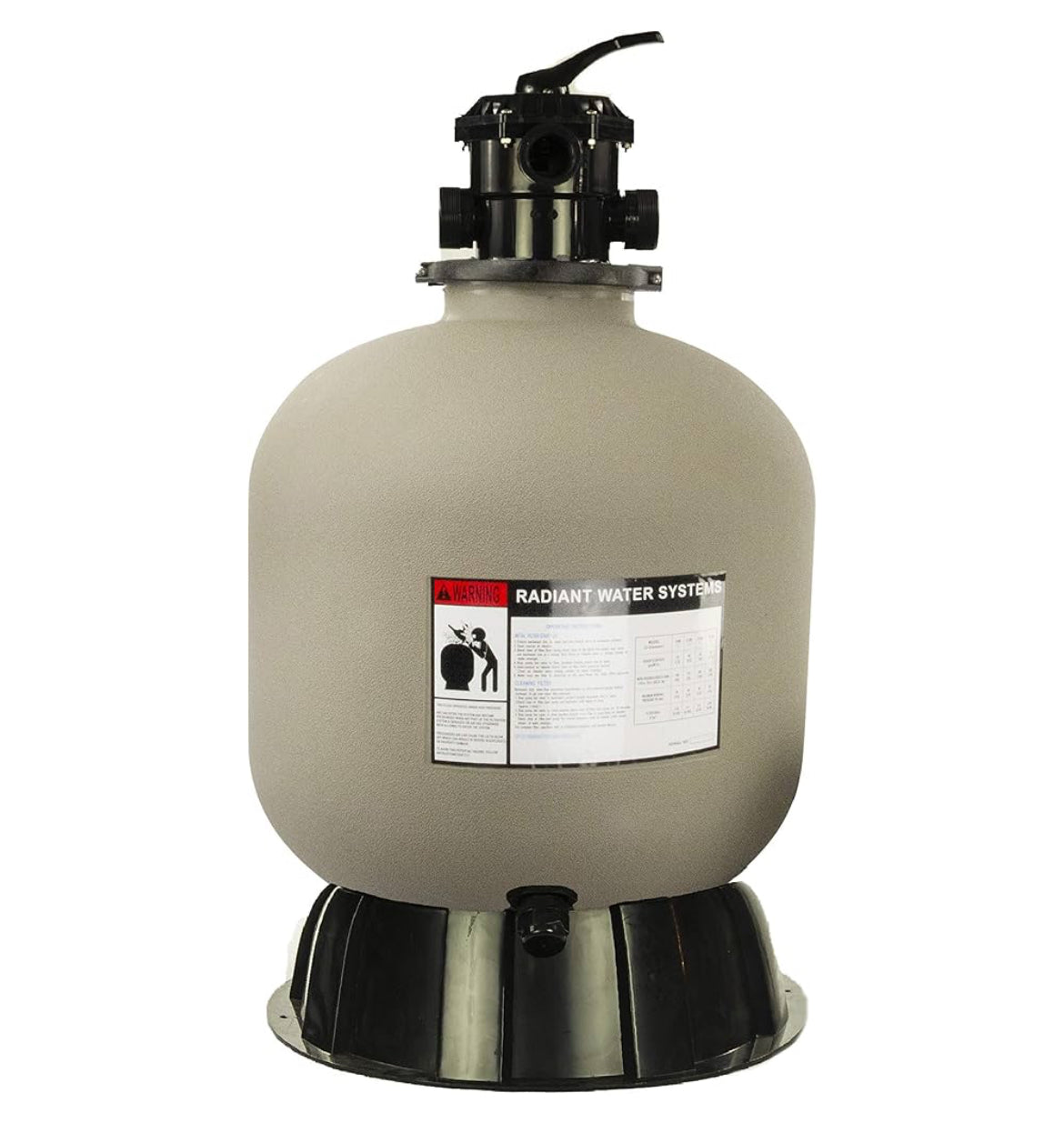 Rx Clear 22” Tank Radiant Sand Filter