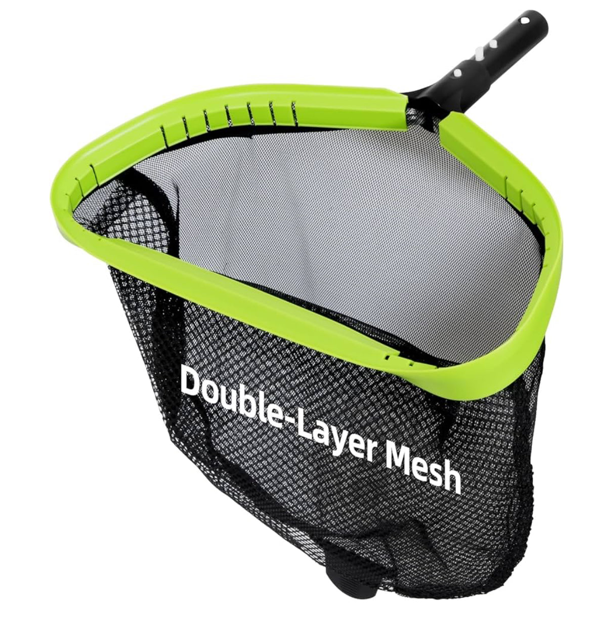 Sepetrel Pool Net,Professional Swimming Pool Leaf Skimmer Nets for Cleaning with Double-Layer Deep Big Bag,Heavy Duty Aluminum Frame & Handle Rake