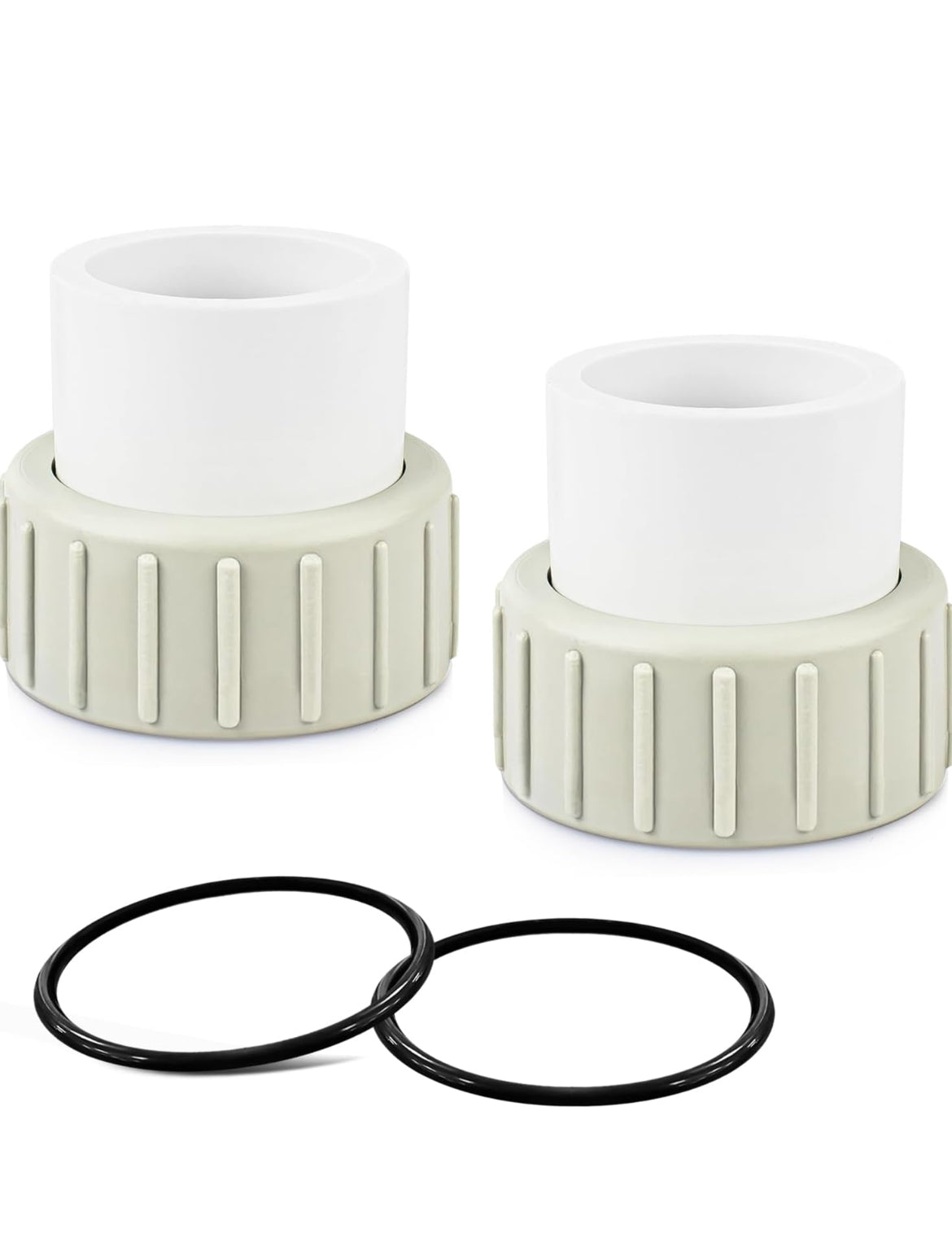Pool Pump Union Fittings Replacement Pentair SuperFlo & SuperFlo Variable Speed Pool Pump, 2 Inch 350157 PVC Union for Pentair SuperFlo VS 342001-2 Pack