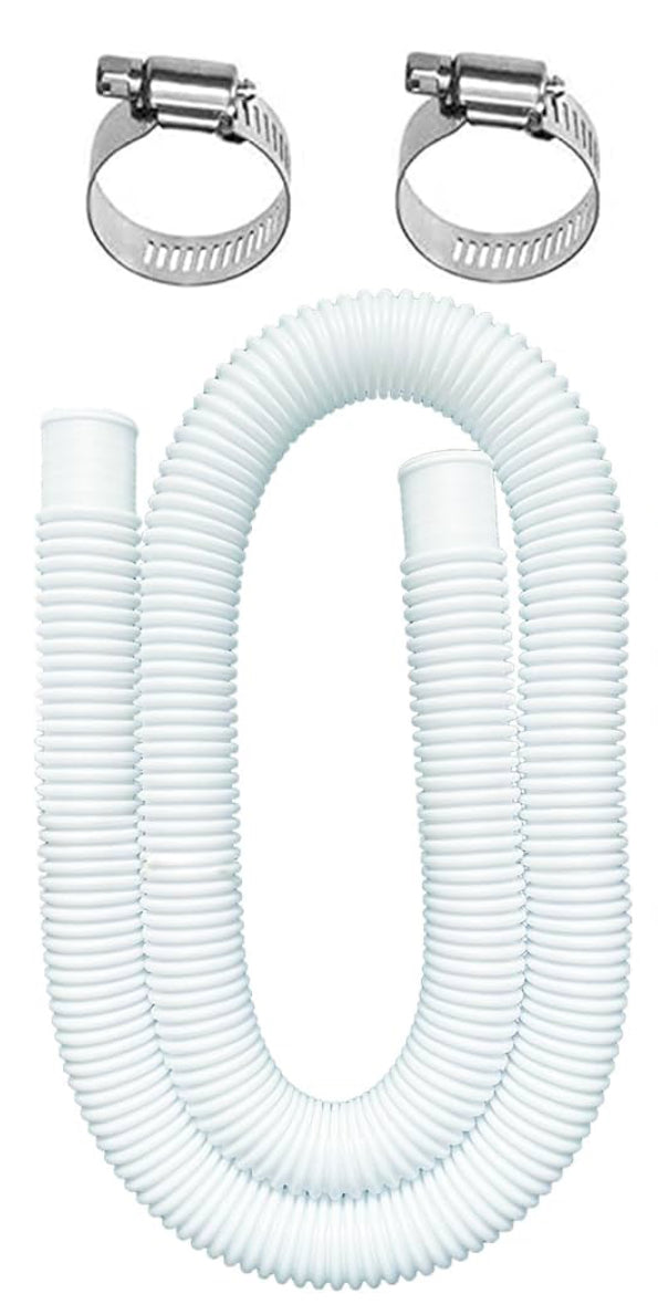 1.5 Inches Pool Hoses for Above Ground Pools, 2 Pack 1-1/2" Diameter Pool Pump Replacement Hose 59" Long Filter Pump Hose Compatible with 1.5" Pool Hose Pump