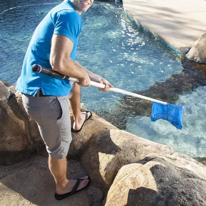 New Professional Leaf Rake Deep  Swimming Pool Cleaning Net Rubbish Skimmer Pool Net Spa Pool Cleaning Net Clean Pool Accessorie
