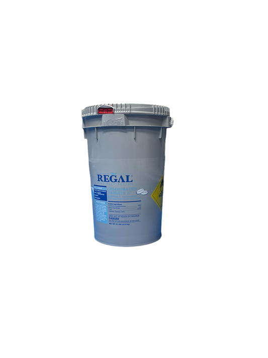 Regal 50 lbs of 3” chlorinated tablets