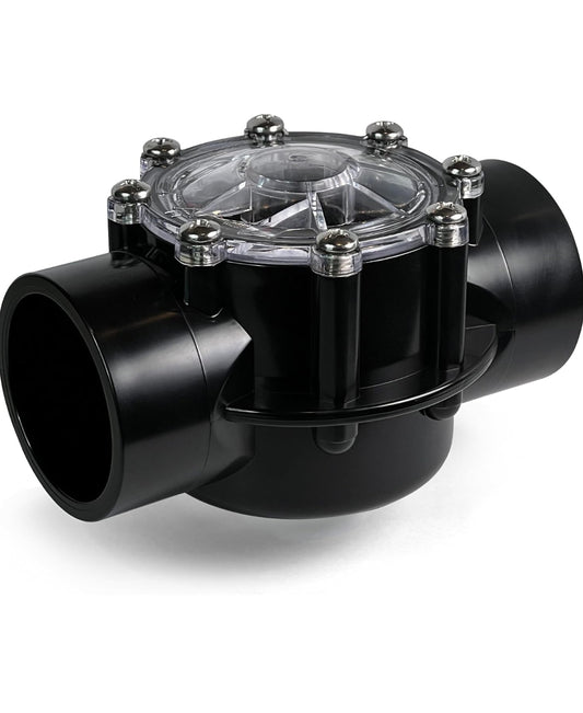 FibroPool Swimming Pool Check Valve - 1 1/2 Inch - Positive Seal & Non Lube Replacement Valve for Pools and Spas