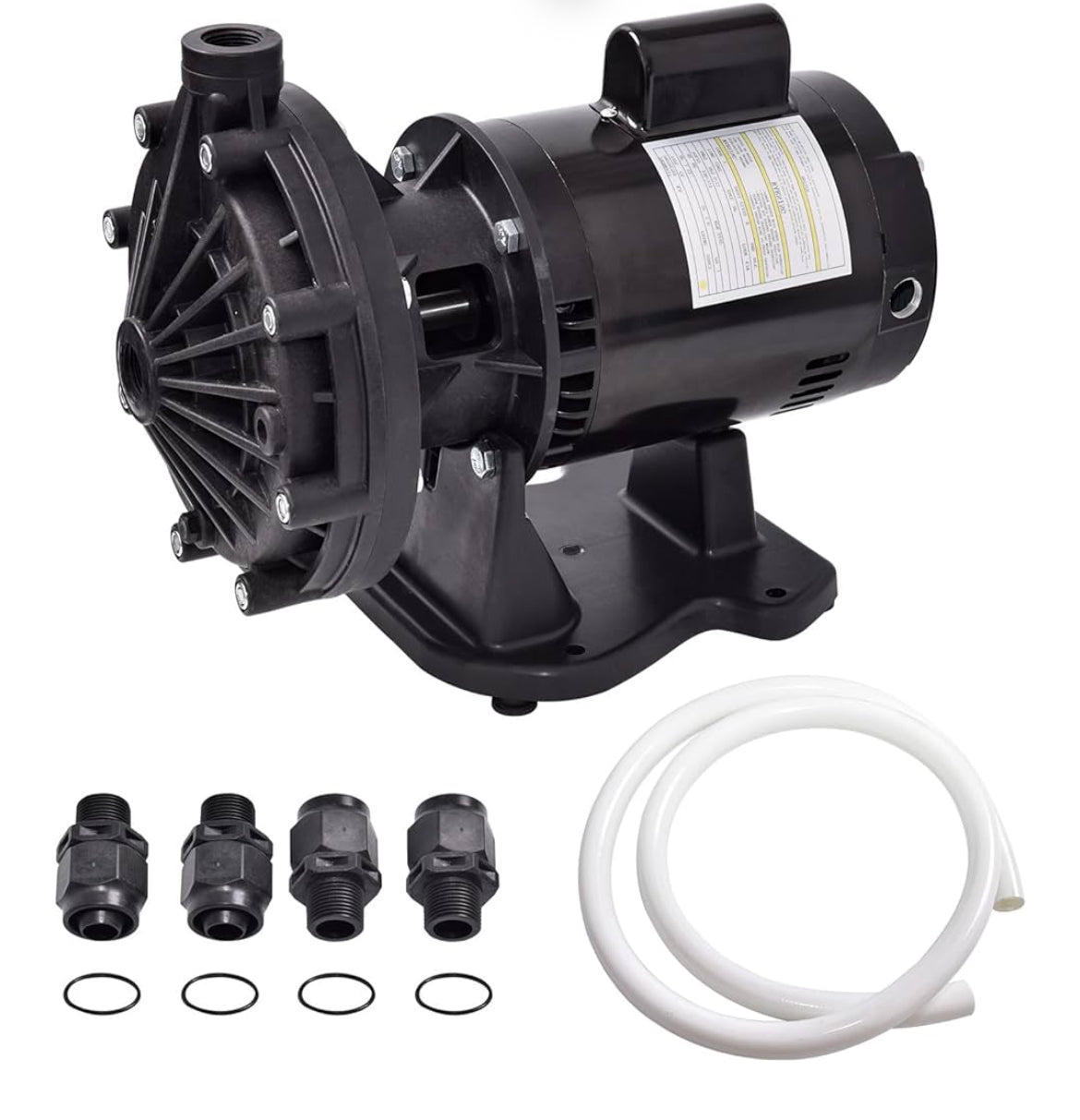 LA01N Booster Pump Fits for Pentair Pressure Side Pool Cleaners, for Pentair Pressure cleaners 3/4 HP, 115/230 VAC, 60Hz, Replace# LA01N EC-LA01N (Includes Hoses and Adaptors)