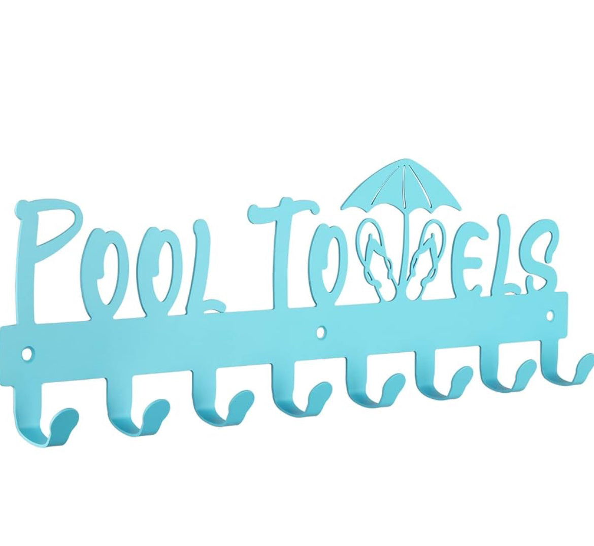 Pool Towels decorative hanger