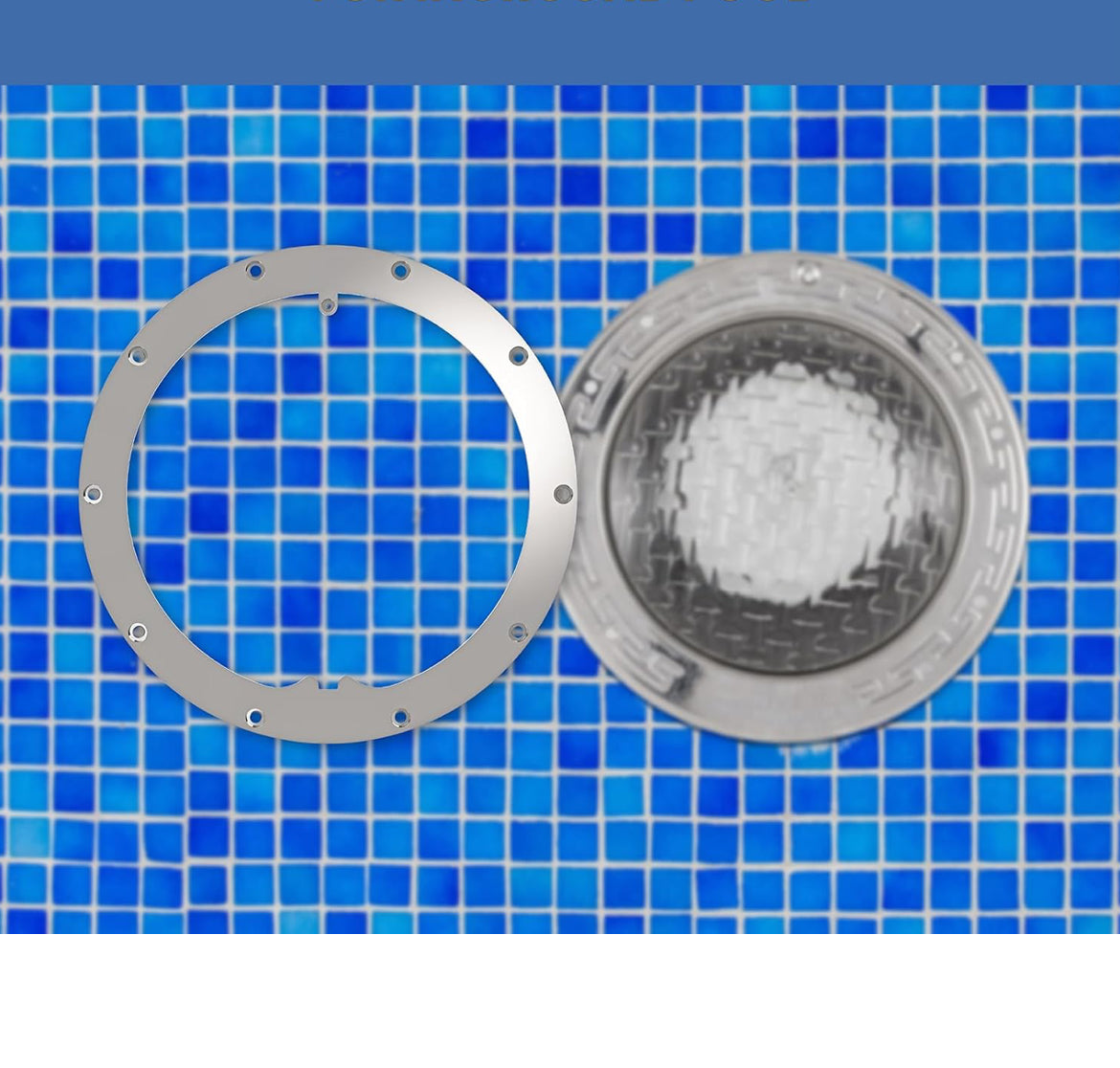 10-Hole Standard Liner Sealing Ring Replacement for Pentair Large Stainless Steel Niches,Pool Light Gasket Fit for Pentair 10" Large Embedded Wet Niches of Inground Pools