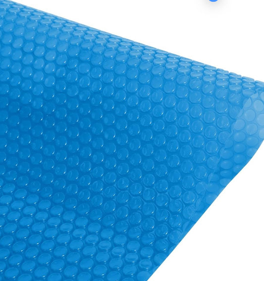 Hot Tub Bubble Blanket - 6x6 FT 16-Mil Square Pool Spa Solar Cover | Heavy Duty Floating Heat Retaining Thermal Blanket for Insulating Solar Heating