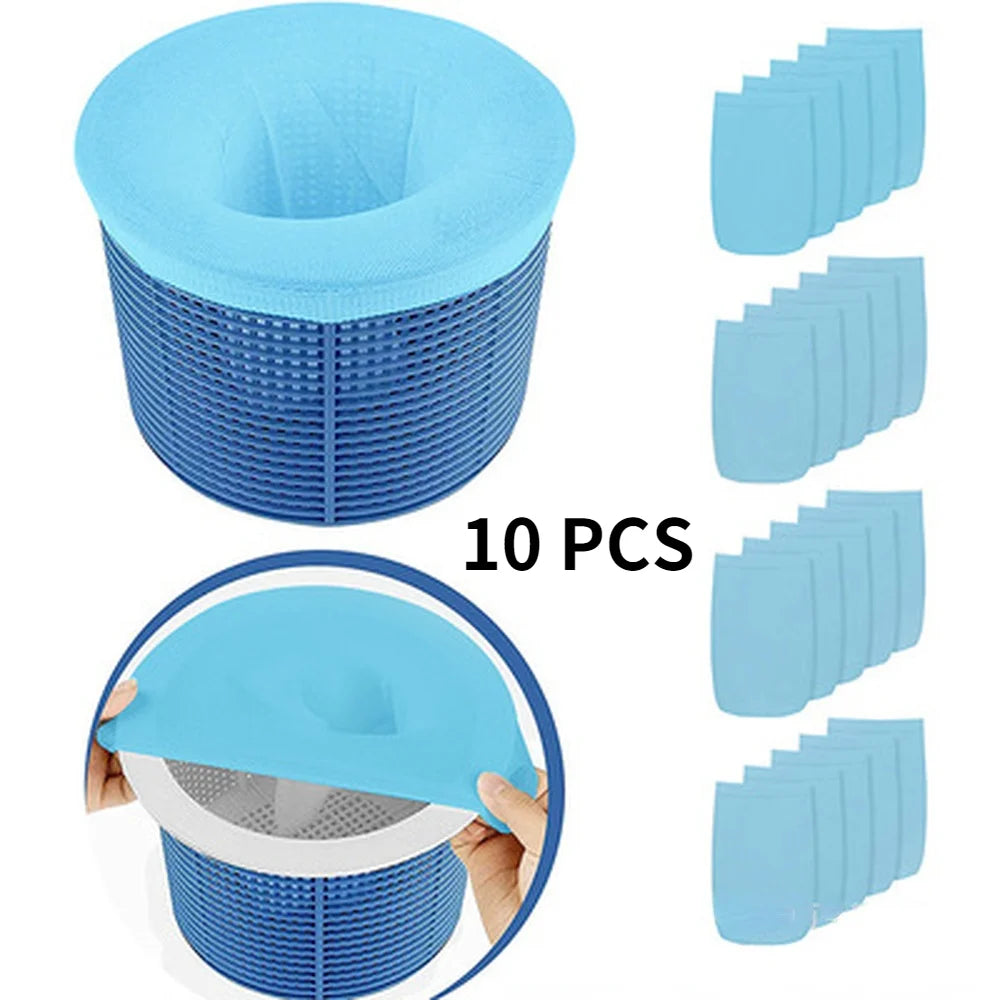 3 pack Skimmer Socks Household Perfect Savers Nylon Mesh Design For Filters Baskets Skimmers Swimming Pool Accessories